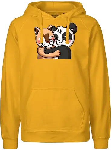 PandaAmanda - Hug - Fairtrade Hoodie