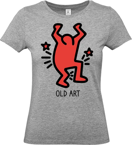 Hurting - Haring, Eighties, Paiting, Graffiti - Standard T-Shirt (Women)