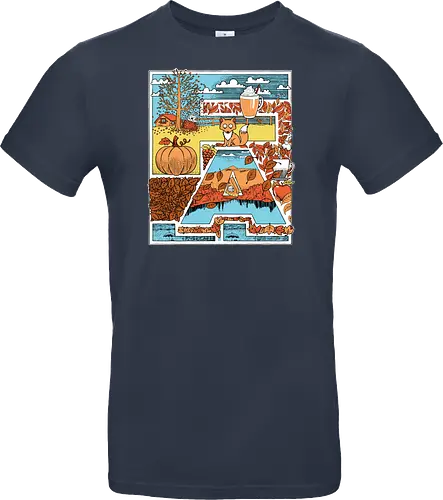 I love fall - Fall, Autumn - Standard T-Shirt
