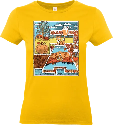 I love fall - Fall, Autumn - Standard T-Shirt (Women)