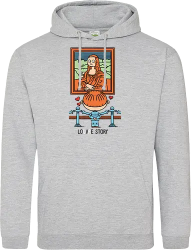 Louvre story - Louvre, Museum, Mona Lisa, Love - Standard Hoodie