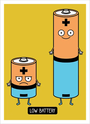Low battery - Battery - Artprint