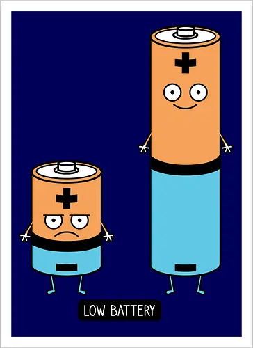 Low battery - Battery - Artprint