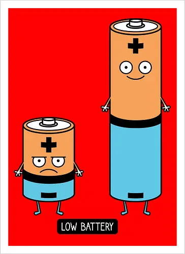 Low battery - Battery - Artprint