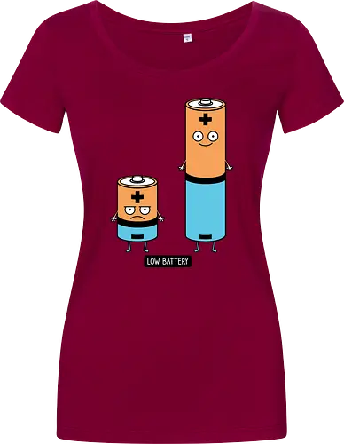 Low battery - Battery - Women T-Shirt