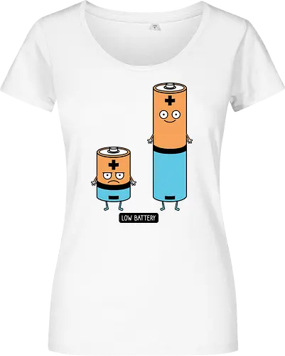 Low battery - Battery - Women T-Shirt