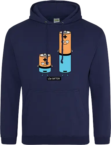 Low battery - Battery - Standard Hoodie