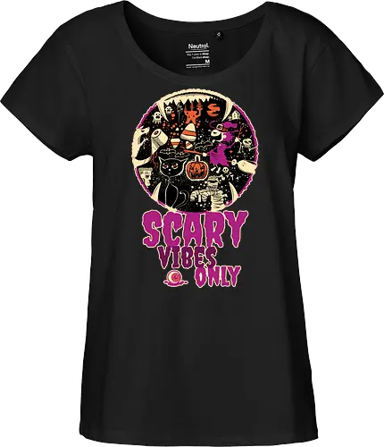 Scary vibes only - Scary vibes, Halloween, Horror - Fairtrade Girl Shirt