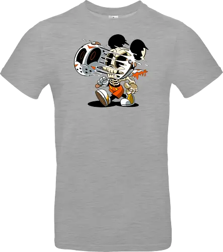 Skelett-Maus Slasher - Halloween Horror Cartoon Kunst - Mickey freaky art, estampa geek horror, Disney scary art, camiseta geek Halloween, Cartoon Horror Slasher, Halloween Terror Druck, freaky Maus Horror, Underground Slasher Kunst, Skelett Cartoon Halloween, Geek Terror Druck, klassischer Horror Cartoon, Pop Art Slasher, Horror Halloween Charakter, Cartoon Dark Art, Skelett Maus Horror, Eishockeymaske Cartoon, Slasher Cartoon Kunst, blutiges Messer Cartoon, Halloween Geek Kunst, Mickey Mouse horror, Jason Voorhees Disney, Mickey Halloween skeleton, Disney horror art, Sexta-Feira 13, Mickey zumbi, arte geek terror, camiseta horror Disney, Mickey Mouse Jason mask, cartoon horror, slasher art, cultura pop terror, Mickey Mouse esqueleto, Disney Halloween, Jason Voorhees mask, horror cartoon Disney - Standard T-Shirt