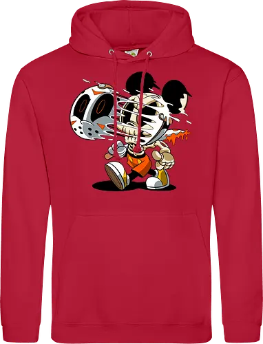 Skelett-Maus Slasher - Halloween Horror Cartoon Kunst - Mickey freaky art, estampa geek horror, Disney scary art, camiseta geek Halloween, Cartoon Horror Slasher, Halloween Terror Druck, freaky Maus Horror, Underground Slasher Kunst, Skelett Cartoon Halloween, Geek Terror Druck, klassischer Horror Cartoon, Pop Art Slasher, Horror Halloween Charakter, Cartoon Dark Art, Skelett Maus Horror, Eishockeymaske Cartoon, Slasher Cartoon Kunst, blutiges Messer Cartoon, Halloween Geek Kunst, Mickey Mouse horror, Jason Voorhees Disney, Mickey Halloween skeleton, Disney horror art, Sexta-Feira 13, Mickey zumbi, arte geek terror, camiseta horror Disney, Mickey Mouse Jason mask, cartoon horror, slasher art, cultura pop terror, Mickey Mouse esqueleto, Disney Halloween, Jason Voorhees mask, horror cartoon Disney - Standard Hoodie