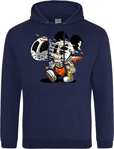 Skelett-Maus Slasher - Halloween Horror Cartoon Kunst - Mickey freaky art, estampa geek horror, Disney scary art, camiseta geek Halloween, Cartoon Horror Slasher, Halloween Terror Druck, freaky Maus Horror, Underground Slasher Kunst, Skelett Cartoon Halloween, Geek Terror Druck, klassischer Horror Cartoon, Pop Art Slasher, Horror Halloween Charakter, Cartoon Dark Art, Skelett Maus Horror, Eishockeymaske Cartoon, Slasher Cartoon Kunst, blutiges Messer Cartoon, Halloween Geek Kunst, Mickey Mouse horror, Jason Voorhees Disney, Mickey Halloween skeleton, Disney horror art, Sexta-Feira 13, Mickey zumbi, arte geek terror, camiseta horror Disney, Mickey Mouse Jason mask, cartoon horror, slasher art, cultura pop terror, Mickey Mouse esqueleto, Disney Halloween, Jason Voorhees mask, horror cartoon Disney - Standard Hoodie
