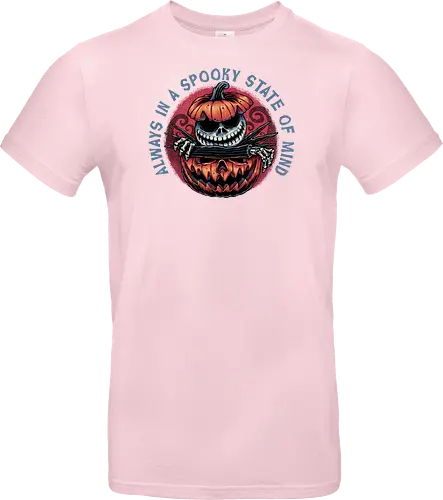 Spooky state of mind - Movie, animated, animation, horror, Halloween, pumpkin, skeleton, character, fantasy - Standard T-Shirt