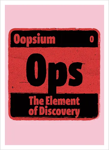 Element of Science Discovery - Science, Scientist, Sciencific, Science Art, Scientists, Science Humor, Science Joke, Funny Science, Stem, Humor, Joke, Fun, Retro Science, Sarcastic Science, Vintage Science, Funny Science Quote, Periodic Table, Periodic Table Joke, Periodic Table Parody, Funny, Sarcasm, Sarcastic, Irony, Ironic, Research, Physics, Chemistry, Chemistry Joke, Chemistry Humor, Biology, Mistakes, Accidents, Oopsie, Discover, Discovery - Artprint