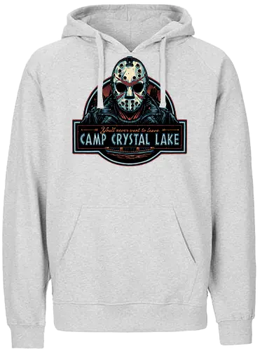 Never leave the camp - Horror, Halloween, movie, horror movie, villain, classic movie - Fairtrade Hoodie