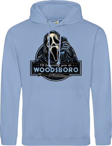 See you in Woodsboro - Horror, Halloween, movie, horror movie, villain, classic movie - Standard Hoodie