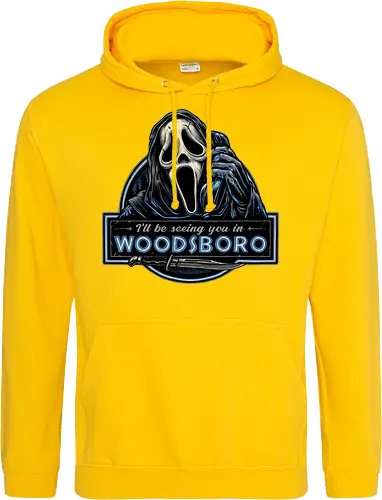 See you in Woodsboro - Horror, Halloween, movie, horror movie, villain, classic movie - Standard Hoodie