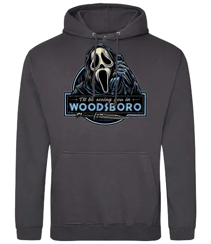 See you in Woodsboro - Horror, Halloween, movie, horror movie, villain, classic movie - Standard Hoodie
