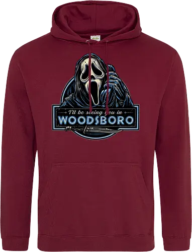 See you in Woodsboro - Horror, Halloween, movie, horror movie, villain, classic movie - Standard Hoodie