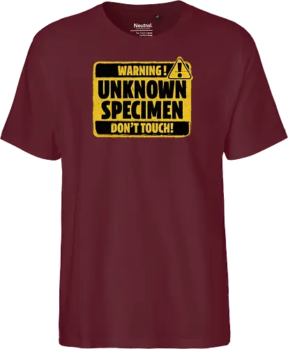 Element of Unknown Science - Chemistry Joke, Chemistry Humor, Biology, Mistakes, Accidents, Oopsie, Discover, Discovery, Warning, Caution, Sign, Safety, Unsafe, Safely, Lab, Laboratory, Science, Scientist, Scientific Science Art, Scientists, Science Humor, Science Joke, Funny Science, Retro Science, Sarcastic Science, Vintage Science, Funny Science Quote, Periodic Table, Stem, Humor, Joke, Fun, Funny, Sarcasm, Sarcastic, Irony, Ironic, Research, Physics, Chemistry - Fairtrade T-Shirt