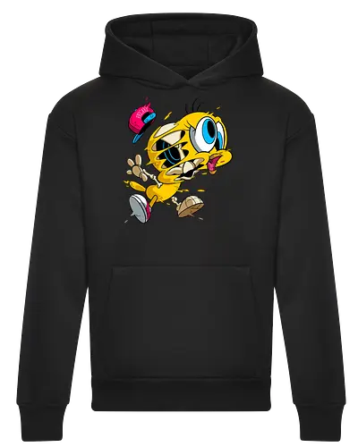 Freaky Streetwear Gelber Kanarienvogel - Underground Horror Cartoon - freaky Vogel Kunst, Gangster Cartoon Horror, urbane Neon Pop Art, Skelett Kanarienvogel Streetwear, gelber Kanarienvogel Horror, Cartoon Streetwear Freaky, freaky Mütze Cartoon, gelbes Kanarienvogel Skelett, Tweety Bird freaky, Looney Tunes streetwear, cartoon underground, Warner Bros horror, Tweety Bird gangster, hip hop cartoon, Looney Tunes horror, Tweety Bird skeleton, cartoon horror art, Tweety Bird streetwear, Looney Tunes fan art, Underground Cartoon Kunst, Hip Hop Cartoon Horror, Geek Streetwear Druck, Zombie Kanarienvogel Mütze, alternative urbane Kunst, Neon Cartoon Horror, lebhafter Horror Druck - Heavyweight Hoodie