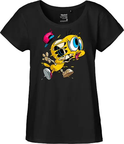 Freaky Streetwear Gelber Kanarienvogel - Underground Horror Cartoon - freaky Vogel Kunst, Gangster Cartoon Horror, urbane Neon Pop Art, Skelett Kanarienvogel Streetwear, gelber Kanarienvogel Horror, Cartoon Streetwear Freaky, freaky Mütze Cartoon, gelbes Kanarienvogel Skelett, Tweety Bird freaky, Looney Tunes streetwear, cartoon underground, Warner Bros horror, Tweety Bird gangster, hip hop cartoon, Looney Tunes horror, Tweety Bird skeleton, cartoon horror art, Tweety Bird streetwear, Looney Tunes fan art, Underground Cartoon Kunst, Hip Hop Cartoon Horror, Geek Streetwear Druck, Zombie Kanarienvogel Mütze, alternative urbane Kunst, Neon Cartoon Horror, lebhafter Horror Druck - Fairtrade Girl Shirt