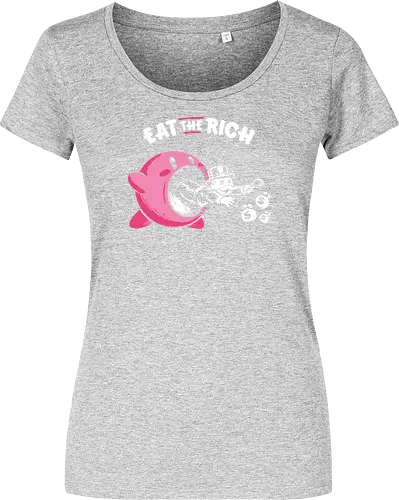 Eat The Rich - Eat The Rich, anti capitalism, funny, monopoly, billionaires - Women T-Shirt