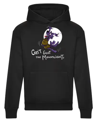 Can’t fight the Moonlight. - Halloween, Wolf, Werwolf, Monsta, Nedde, Mond, Mondlicht, Tanzen, Coyote Ugly, Teenwolf - Heavyweight Hoodie