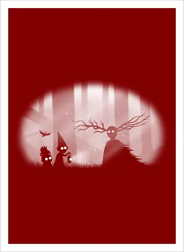 Dunkler Wald - Eine Begegnung Jenseits der Schatten - leuchtende Augen, dunkle Kreatur, Indie Horror, monochrome Kunst, Gothic Fantasy, Dark Illustration, mystische Welt, Horror Kunst, Dark Crossover, dunkler Wald, Silhouetten Kunst, Dark Fantasy, Psychologischer Horror, Geek Kunst, mystischer Wald - Artprint