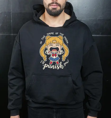 Crybaby Crusader: The Punishing Princess - Sailor Moon shirt, crying anime girl graphic, kawaii magical girl apparel, 90s retro anime streetwear, funny shoujo manga tee, Usagi Tsukino merch, pastel aesthetic clothing, chibi anime character, nostalgic pop culture shirt, funny quote graphic tee - Cropped Hoodie