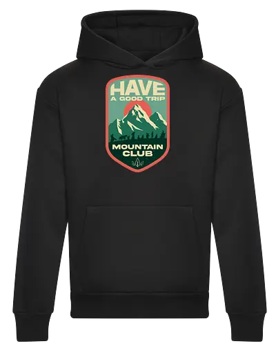 Have a Good Trip - Mountain Club - Classic Movie - adventure, camping, celtic mythology, cinema, cult film, film, hiking, hollywood, mashup, mountain, mythology, nature, travel, vintage, movie - Heavyweight Hoodie