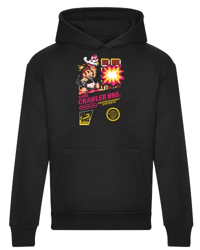 Super Crawler - dungeon, crawler, carl, donut, parody, design, demonigote, funny, book, retro, pixel - Heavyweight Hoodie