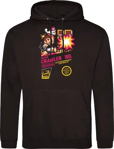 Super Crawler - dungeon, crawler, carl, donut, parody, design, demonigote, funny, book, retro, pixel - Standard Hoodie