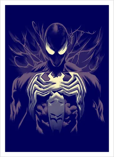 Alien Symbiote - Superhero, Symbiote, Symbiote - Artprint