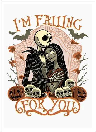 Falling For You - Jack Skellington, Nightmare - Artprint