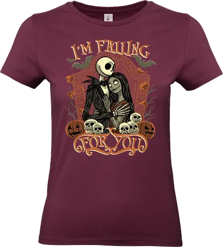 Falling For You - Jack Skellington, Nightmare - Standard T-Shirt (Women)