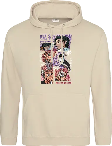 Yuta vs Sukuna Final Curse JJK - Yuta Okkotsu, Ryomen Sukuna, Jujutsu, final battle, cursed clash, dark anime art, manga fan gift, otaku apparel - Standard Hoodie