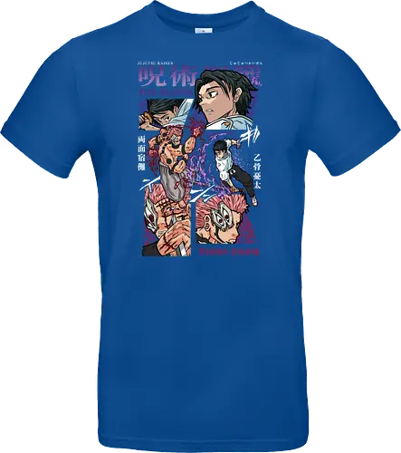 Yuta vs Sukuna Final Curse JJK - Yuta Okkotsu, Ryomen Sukuna, Jujutsu, final battle, cursed clash, dark anime art, manga fan gift, otaku apparel - Standard T-Shirt