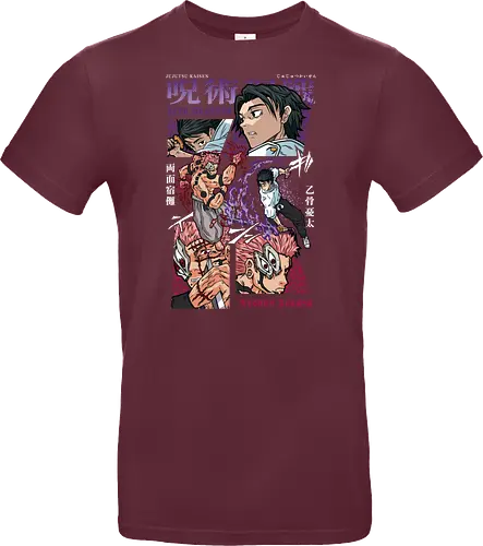 Yuta vs Sukuna Final Curse JJK - Yuta Okkotsu, Ryomen Sukuna, Jujutsu, final battle, cursed clash, dark anime art, manga fan gift, otaku apparel - Standard T-Shirt