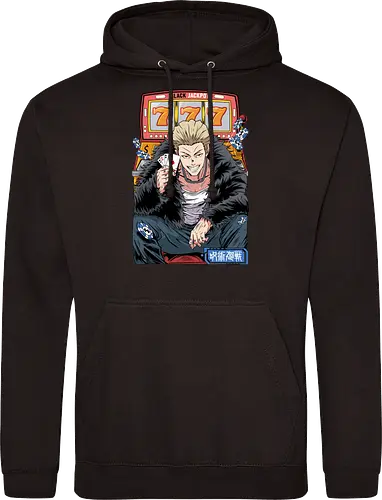 Hakari JJK Jackpot Energy - Hakari Kinji, Jujutsu, casino vibes, dark anime, otaku gift, anime fan, bold graphic, shonen - Standard Hoodie