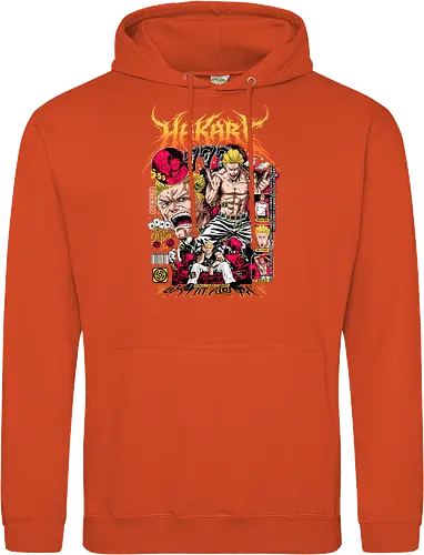 Hakari Kinji Unstoppable Fever - Hakari, JJK manga, print file, aggressive style, weeb gift, anime merchandise, metal aesthetic, jujutsu sorcerer - Standard Hoodie