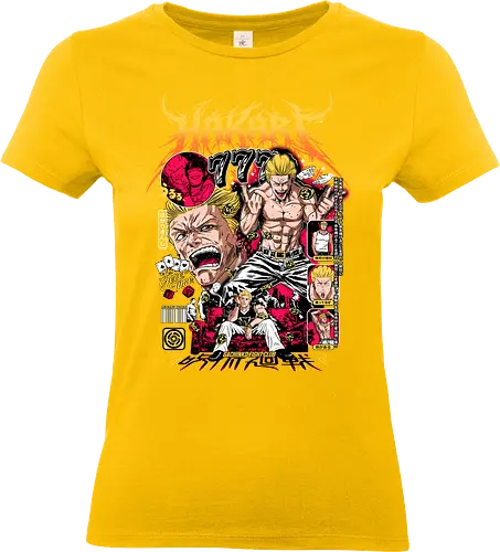 Hakari Kinji Unstoppable Fever - Hakari, JJK manga, print file, aggressive style, weeb gift, anime merchandise, metal aesthetic, jujutsu sorcerer - Standard T-Shirt (Women)