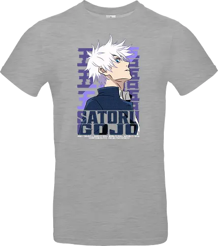Satoru Gojo Japan Limitless Legend - Gojo Satoru, JJK strongest, Japan style, white hair anime, anime fan gift, cool sorcerer, minimalist design, Jujutsu - Standard T-Shirt