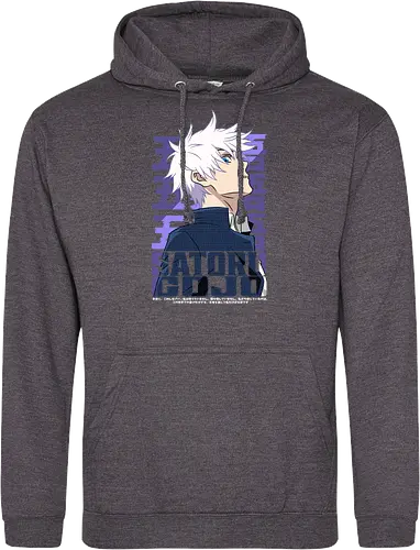 Satoru Gojo Japan Limitless Legend - Gojo Satoru, JJK strongest, Japan style, white hair anime, anime fan gift, cool sorcerer, minimalist design, Jujutsu - Standard Hoodie