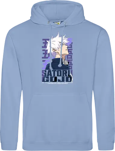 Satoru Gojo Japan Limitless Legend - Gojo Satoru, JJK strongest, Japan style, white hair anime, anime fan gift, cool sorcerer, minimalist design, Jujutsu - Standard Hoodie
