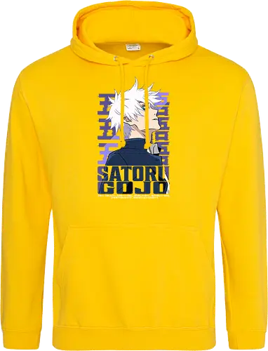 Satoru Gojo Japan Limitless Legend - Gojo Satoru, JJK strongest, Japan style, white hair anime, anime fan gift, cool sorcerer, minimalist design, Jujutsu - Standard Hoodie