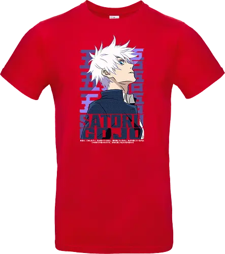 Satoru Gojo Japan Limitless Legend - Gojo Satoru, JJK strongest, Japan style, white hair anime, anime fan gift, cool sorcerer, minimalist design, Jujutsu - Standard T-Shirt