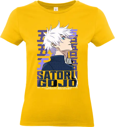 Satoru Gojo Japan Limitless Legend - Gojo Satoru, JJK strongest, Japan style, white hair anime, anime fan gift, cool sorcerer, minimalist design, Jujutsu - Standard T-Shirt (Women)