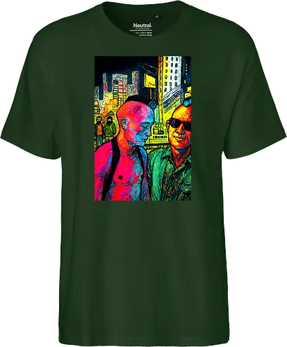 Wild Side - cyberpunk, street art, night life - Fairtrade T-Shirt