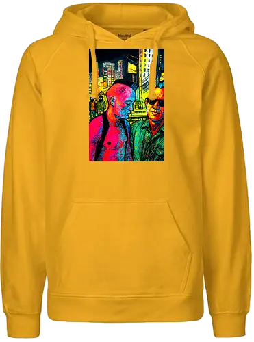 Wild Side - cyberpunk, street art, night life - Fairtrade Hoodie