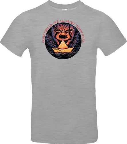Join the Float - Movie, horror, Halloween, horror movie, clown, creepy, mystery, monster - Standard T-Shirt